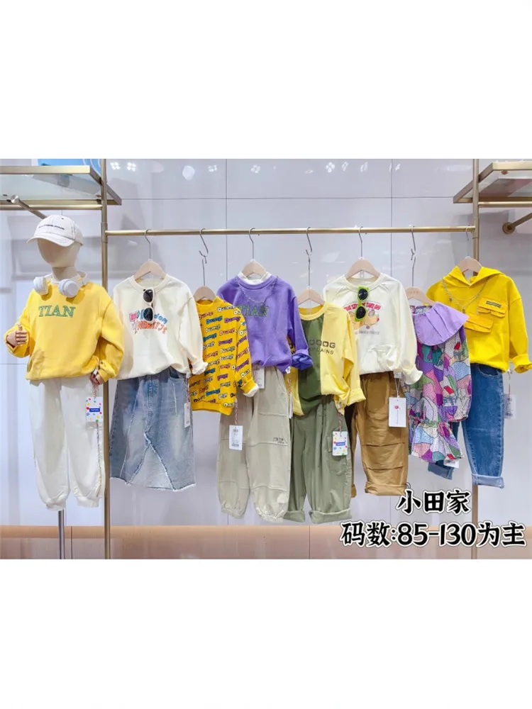 童装尾款清货春季新品品牌折扣童装工厂拿货一手货源小田家 图片 3