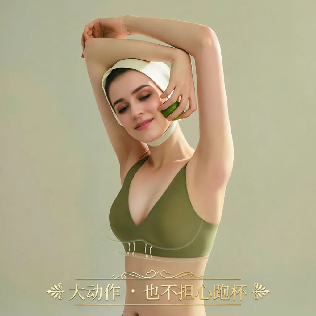 果冻条无痕内衣薄款小胸聚拢隐形贴合文胸厂女士无钢圈胸罩批发 图片 2