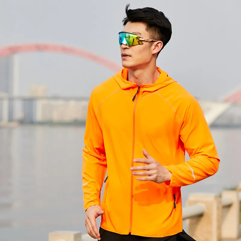 冰丝速干夏季薄外套男女同款休闲防晒服户外运动透气定制皮肤衣 图片 4