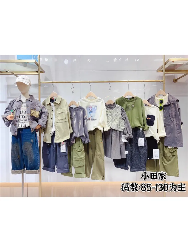 童装尾款清货春季新品品牌折扣童装工厂拿货一手货源小田家 图片 4