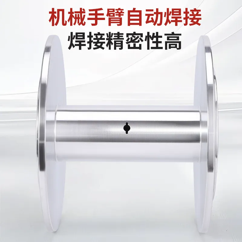 织带机铝合金盘头经编机配件加工铝盘批发 图片 3
