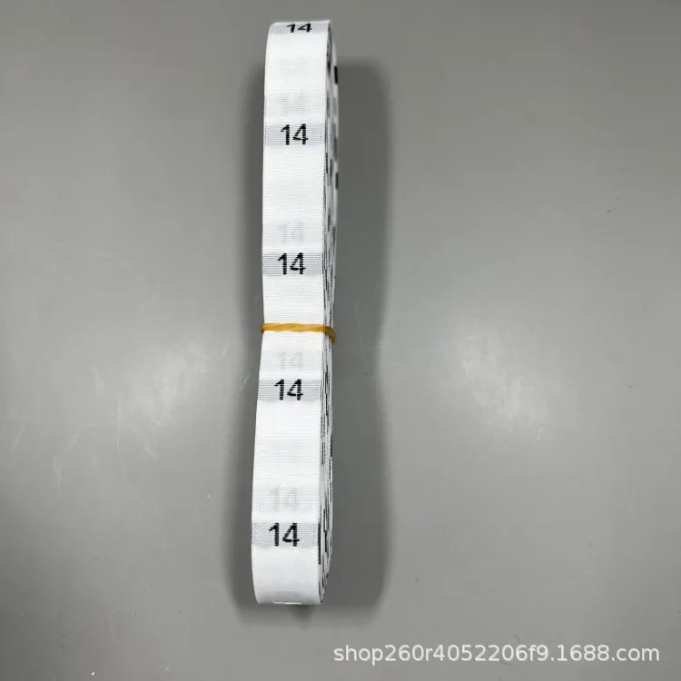 服装辅料童装衬衫尺码标现货数字尺码标布标 数字织标 现货特价 图片 3