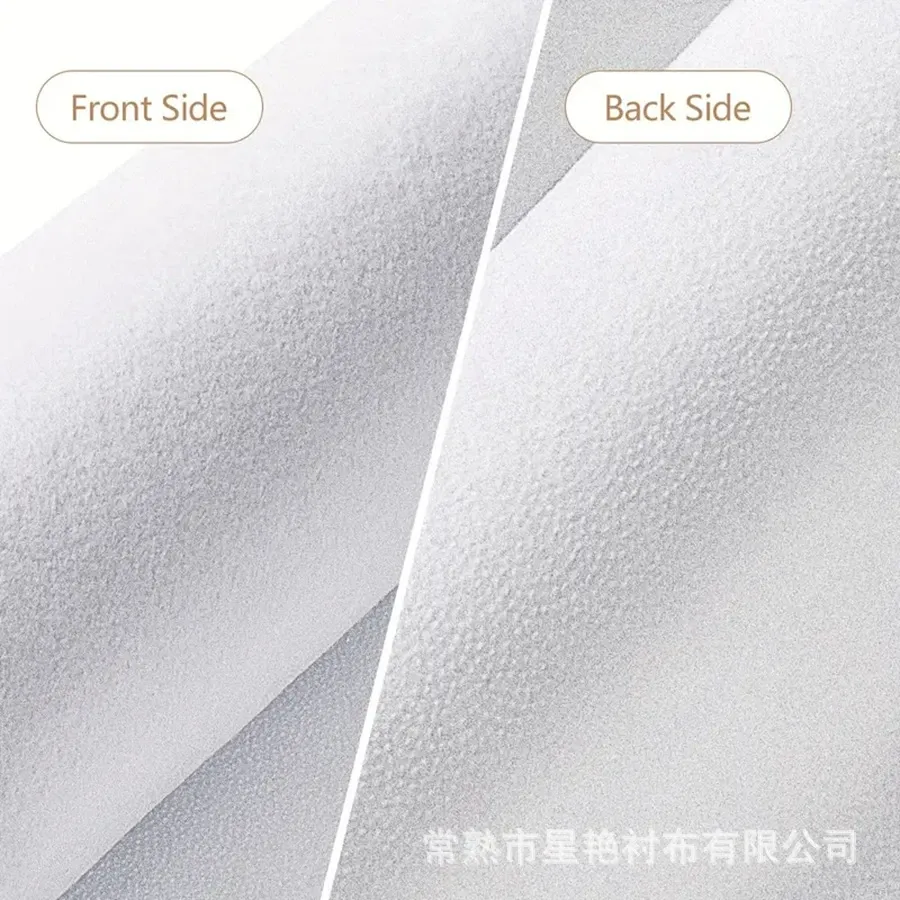 有胶针刺棉80-200克涤纶带胶铺棉服装门襟衬DIY手工包包内衬辅料厂家批发 图片 2