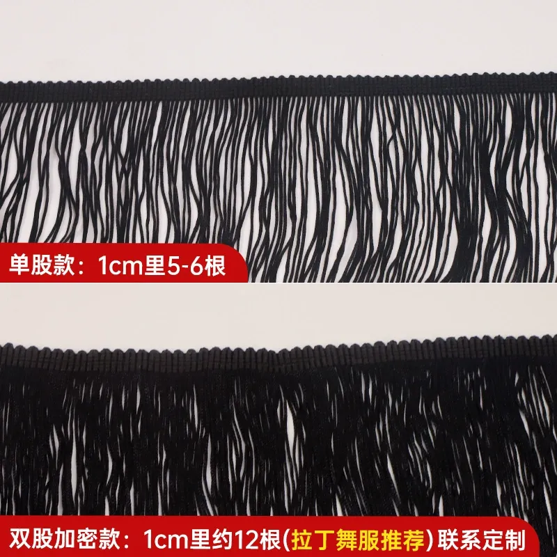 涤纶流苏排须花边4-20cm宽窗帘家纺舞台服装辅料厂家批发 图片 3