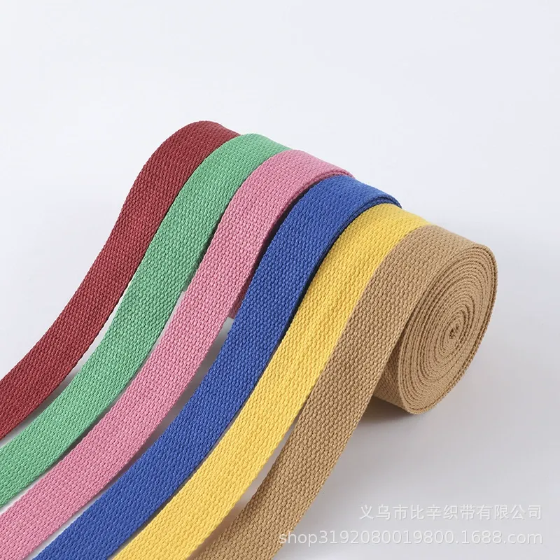涤棉织带珠纹织带加厚帆布背包服装箱包手提带编织棉织带厂家批发 图片 3