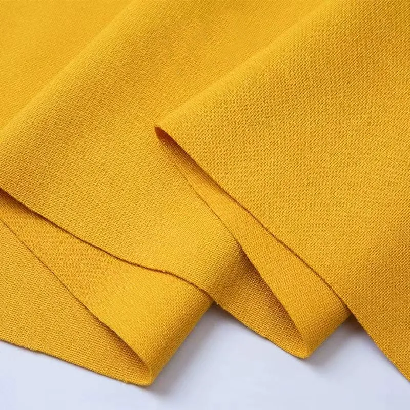 40S锦棉罗马布 300G弹力针织面料 校服阔腿裤西装面料 现货批发 图片 3