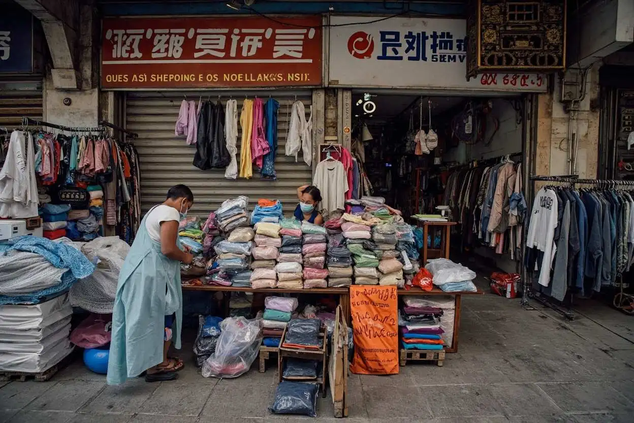 广州十三行服装批发市场实拍
