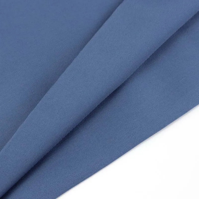16*12涤棉纱卡270g加厚斜纹纱卡风衣面料 秋冬棉服扎染工作服布料