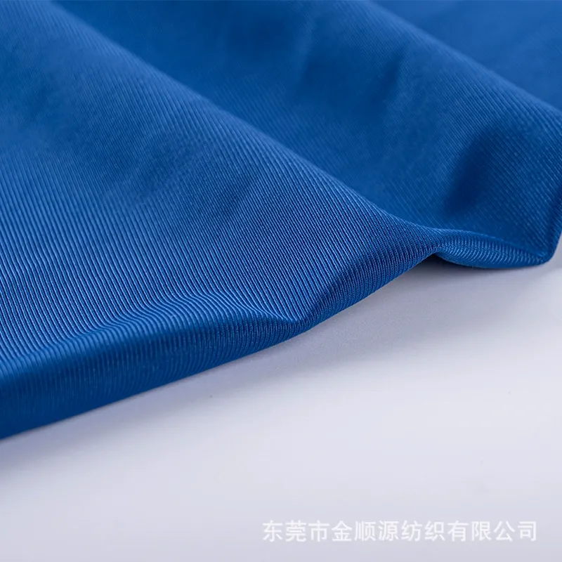 涤纶半光莱卡布 高弹泳衣布料 瑜伽服针织面料 透气贴身弹力布 图片 4