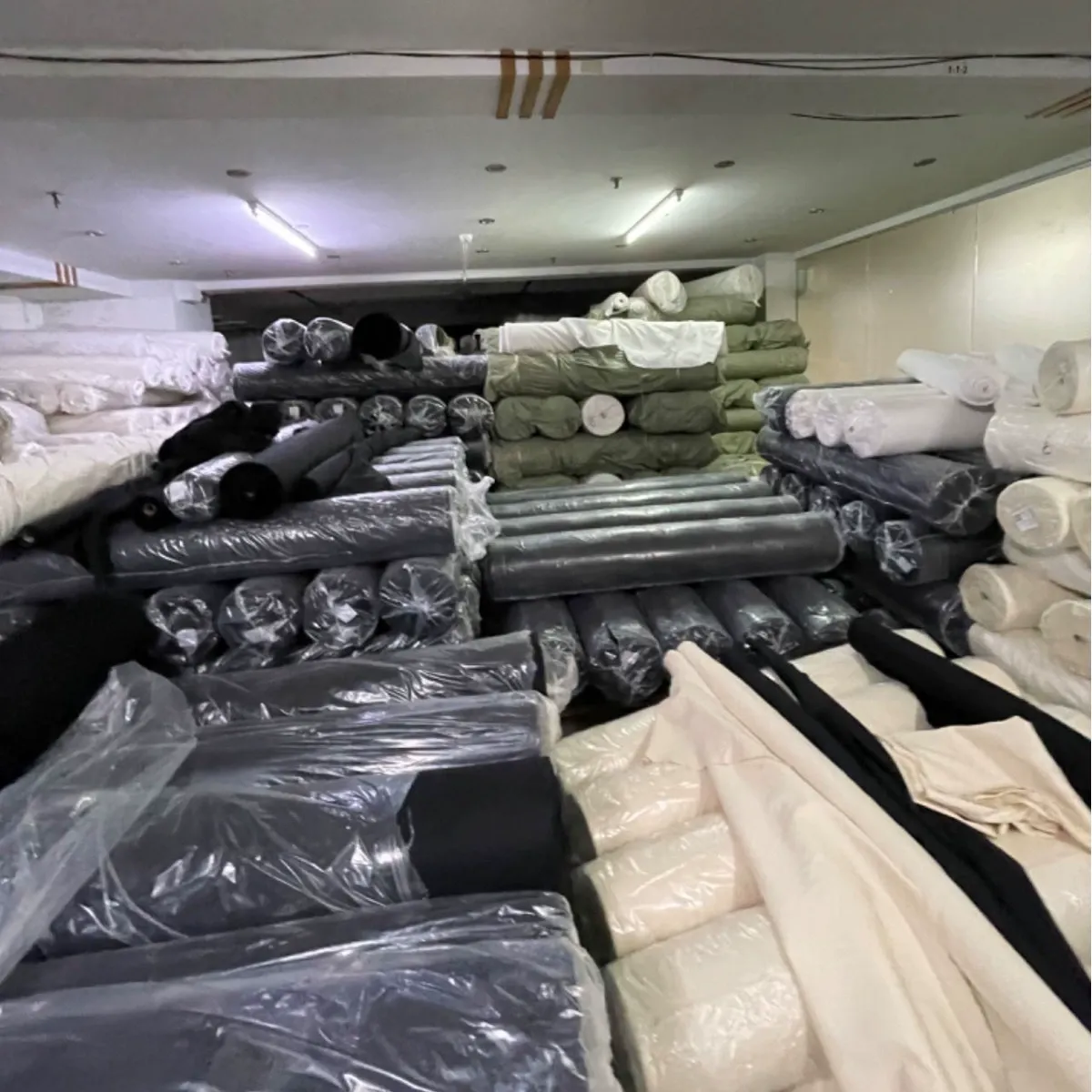 现货纯棉帆布4安6安8安10安12安14安16安全棉布料粗布胚布面料厂家批发 图片 2