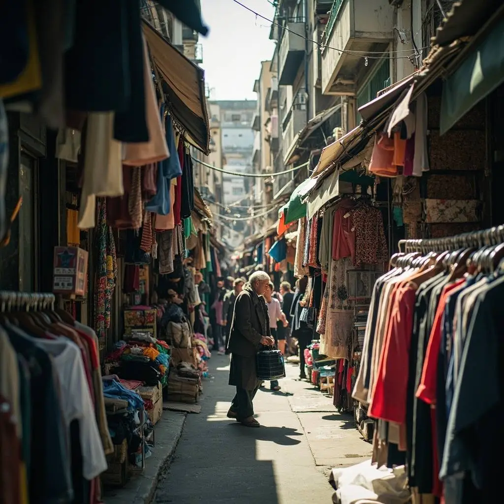 广州十三行服装批发市场实拍