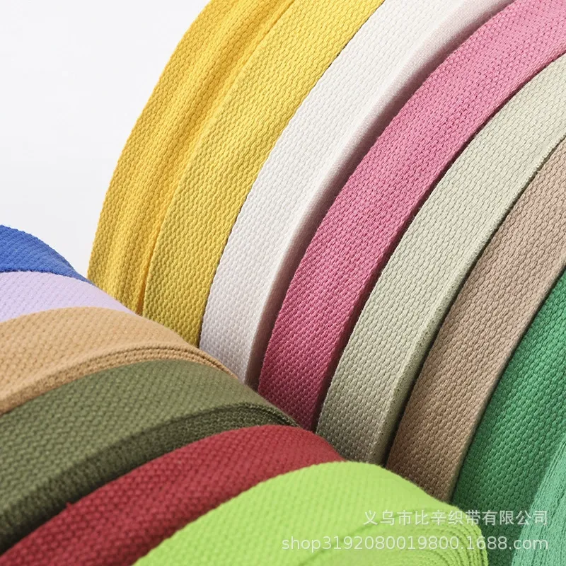 涤棉织带珠纹织带加厚帆布背包服装箱包手提带编织棉织带厂家批发 图片 2