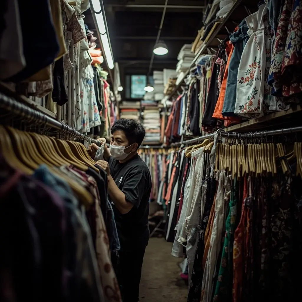 广州十三行服装批发市场实拍