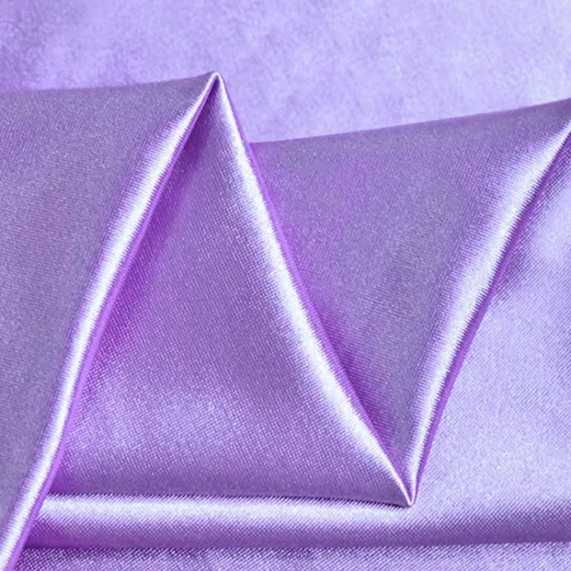 针织弹力色丁拉架面料 经编涤氨运动裤舞蹈服晚礼服布料高弹透气 图片 4