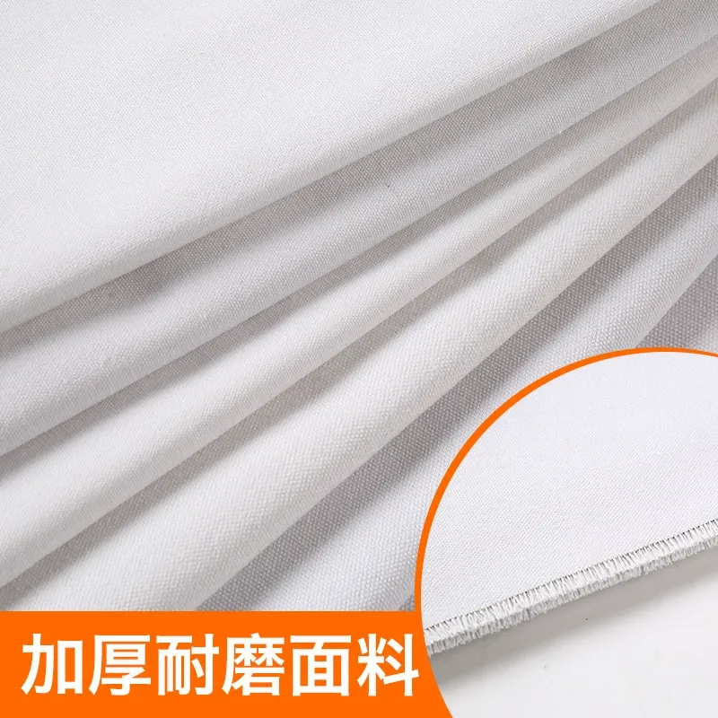 10安涤棉帆布面料箱包鞋材沙发耐磨坯布全棉全涤布料厂家批发 图片 4