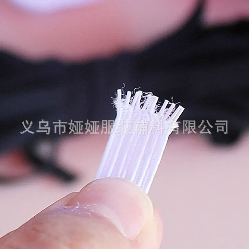 高弹走马松紧带3mm6mm黑白色扁窄床笠袖套收口厂家批发 图片 2