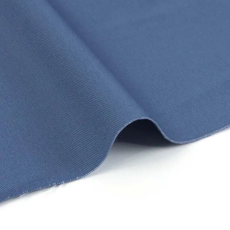 16*12涤棉纱卡270g加厚斜纹纱卡风衣面料 秋冬棉服扎染工作服布料 图片 3